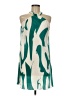 Unbranded 100% Polyester Graphic Green Cocktail Dress Size M - photo 1