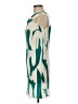 Unbranded 100% Polyester Graphic Green Cocktail Dress Size M - photo 5