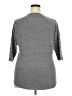 Lularoe Tweed Gray 3/4 Sleeve T-Shirt Size 2X - photo 2