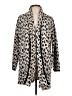 M Magaschoni Animal Print Ivory Coat Size L - photo 1