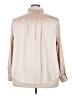 Torrid Metallic Ivory Long Sleeve Blouse Size 3X Plus (3) - photo 2