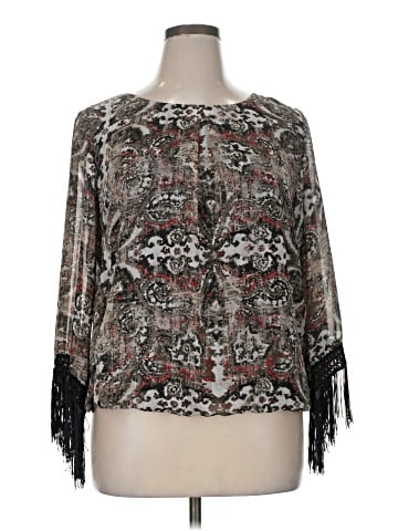 I.N. Studio 3/4 Sleeve Blouse (view 1)