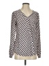 Merona Ivory Long Sleeve Blouse Size S - photo 1