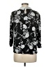 Faith and Joy Floral Black 3/4 Sleeve Blouse Size M - photo 2
