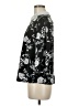 Faith and Joy Floral Black 3/4 Sleeve Blouse Size M - photo 5