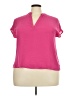 Shein Curve Pink Short Sleeve Blouse Size 2X - photo 1