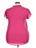 Shein Curve Pink Short Sleeve Blouse Size 2X - photo 2