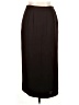 Signature 100% Polyester Solid Black Formal Skirt Size 14 - photo 1