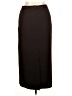 Signature 100% Polyester Solid Black Formal Skirt Size 14 - photo 2