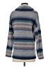 Tribal Stripes Gray Turtleneck Sweater Size S - photo 2