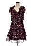 BCBGeneration 100% Polyester Floral Black Casual Dress Size 6 - photo 1