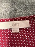 Ann Taylor LOFT 100% Polyester Burgundy Short Sleeve Top Size XS - photo 7