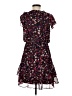 BCBGeneration 100% Polyester Floral Black Casual Dress Size 6 - photo 2
