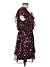 BCBGeneration 100% Polyester Floral Black Casual Dress Size 6 - photo 4