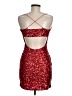 B. Darlin Red Cocktail Dress Size 9 - 10 - photo 2