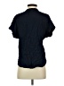 Point Sur 100% Viscose Blue Short Sleeve Blouse Size S - photo 2