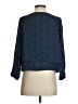 Zara Basic Polka Dots Blue Long Sleeve Blouse Size XS - photo 2