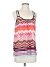 Sequin Hearts 100% Polyester Pink Sleeveless Top Size S - photo 1