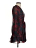 Unbranded 100% Polyester Paisley Burgundy Cocktail Dress Size S (estimated) - photo 4