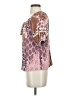 Lovestitch Brown Short Sleeve Blouse Size S - photo 5