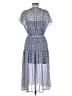 Unbranded Paisley Blue Gray Casual Dress Size M - photo 2