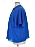 H&M 100% Polyester Blue Short Sleeve Blouse Size XL - photo 5