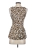 J.Crew 100% Viscose Brown Sleeveless Blouse Size 00 - photo 2