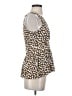 J.Crew 100% Viscose Brown Sleeveless Blouse Size 00 - photo 4