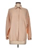 Ekouaer Solid Tan Long Sleeve Button-Down Shirt Size M - photo 1