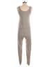 Assorted Brands Solid Gray Jumpsuit Size M - photo 2