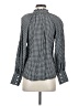 J.Crew Checkered-gingham Black Long Sleeve Blouse Size 2 - photo 2