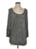 MICHAEL Michael Kors 100% Viscose Gray 3/4 Sleeve Top Size S - photo 1