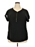 Unbranded Black Short Sleeve Top Size XXL - photo 1