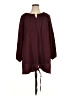 Unbranded 100% Polyester Burgundy 3/4 Sleeve Blouse Size 1X - photo 1