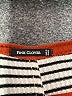 Pink Clover Stripes White Pullover Sweater Size S - photo 7