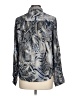 Karen Kane Animal Print Silver Long Sleeve Blouse Size L - photo 2