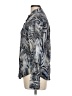 Karen Kane Animal Print Silver Long Sleeve Blouse Size L - photo 5
