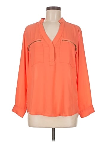 Akira Chicago Black Label Long Sleeve Blouse (view 1)