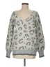Maurices Animal Print Silver Pullover Sweater Size M - photo 1