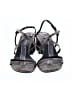 Lanvin Gray Gold Embossed Snakeskin Heels Size EU (IT) 40 1/2 / US 10 1/2 - photo 2