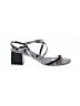 Lanvin Gray Gold Embossed Snakeskin Heels Size EU (IT) 40 1/2 / US 10 1/2 - photo 1