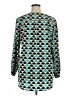 Style&Co 100% Polyester Argyle Teal Long Sleeve Blouse Size XL - photo 2