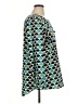 Style&Co 100% Polyester Argyle Teal Long Sleeve Blouse Size XL - photo 4