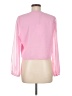 WAYF 100% Polyester Pink Long Sleeve Blouse Size M - photo 2
