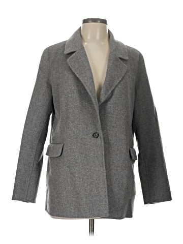 Badgley Mischka Wool Coat (view 1)