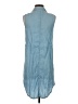 SO 100% Lyocell Blue Casual Dress Size S - photo 2
