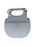 Behno 100% Leather Solid Gray Leather Satchel One size - photo 3