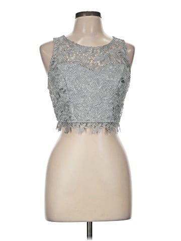 Sequin Hearts Sleeveless Top (view 1)