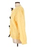 Shein 100% Polyester Yellow Cardigan Size L - photo 5