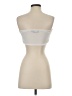 PrettyLittleThing 100% Polyester Ivory Silver Tank Top Size 4 - photo 2